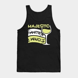 Majestic White Wino Tank Top